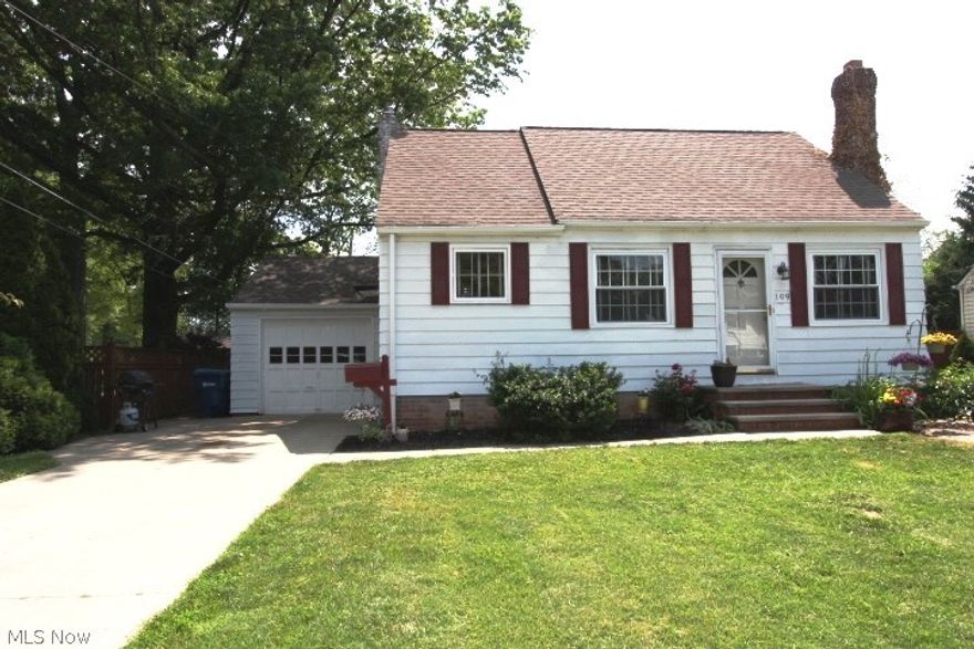 Super Cute in prime location just steps from and with views of Lake Erie, the City Pool, Schools and the Park!! Stunning Hardwood floors thru out. Updated Kitchen with newer cabinets, a beautiful Ceramic & Glass backs plash in 2011 and Stainless Steel Appliances that Stay ( Brand New Dishwasher 2014 & Microwave 2012)!! The dinette is located and open to both kitchen and Living Room! The Living Room has a beautiful Stone Surrounded Wood burning Fireplace! Some newer windows, and Two Full Updated Baths! Brand New Furnace 2014, Newer Hot Water Tank 2012, updated electrical and a 1 yr. Home Warranty is included. Two 1st floor bedrooms with ceiling fans and one has it's own slider that leads to the private deck and private back yard that backs up to School. Home has Central Air- A Super Cool Upstairs Loft on the way to the Upstairs Master Bedroom and Master Bath with built-in dresser and closets! The basement is partially finished with knotty pine paneling and adds plenty of extra living sp