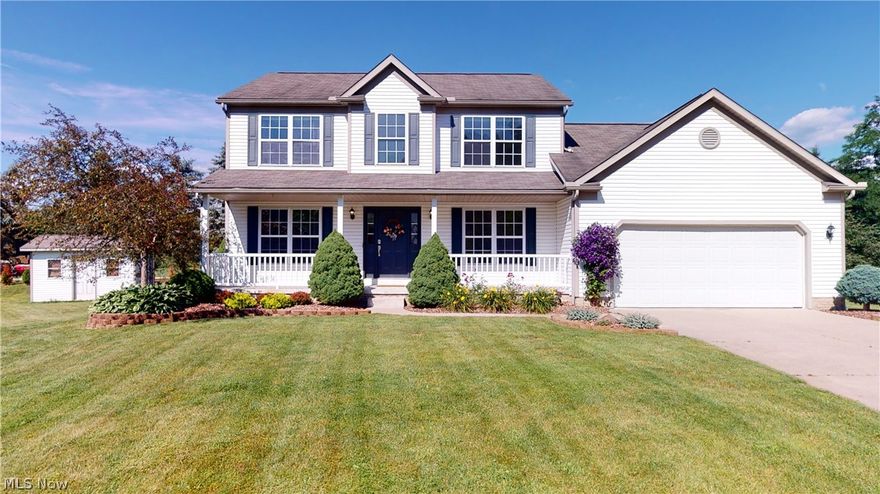 Welcome to this beautiful 4 bedroom, 2.5 bath home with 2 car attached garage on a quiet cul-de-sac in Pine Ridge Estates. As you enter through the front door, you are greeted by a two story vaulted foyer. To your left is the living room and formal dining room complete with a tray ceiling and crown molding. The large, spacious kitchen has an island and eat-in area with sliding patio doors (2018) that open to the back yard. The great room features a gas fireplace with vaulted ceilings. The first floor also includes an office, laundry room, and half bath. The finished basement is perfect for entertaining with a home movie theater, wet bar, and wine fridge. Other features include a yard sprinkler system, home generator (2017), house humidifier (2017), a new well (2018), and a new custom shed 10x14 (2017). Nothing to do, but move-in and enjoy!