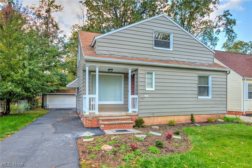 Darling Bungalow in South Euclid! Move Right In to this Fully Remodeled Home! ***Check out the 360 Degree Panoramic Virtual Tour!*** Spacious Living Room with Refinished Hardwood Floors and Brightened by a Large Picture Window! Formal Dining Area! Renovated Kitchen with New Flooring, Cabinets, Granite Counters, & New Stainless Steel Appliances! Two Bedrooms on First Have been Freshly Painted and Feature Hardwood Floors! Fully Updated Full Bath on the First Floor with Custom Tile Work, Flooring, and Vanity! Master Suite is on the Second Floor and Features a Separate Sitting Area, Double Closets, and a Private Full Bath w/ Shower! Finished Lower Level Rec Room with Bar! Enclosed Porch Overlooking Backyard! Updated Electrical and HWT! Home Warranty Included! Close to University Circle, Hospitals, and Colleges! Call For Your Private Showing Today!