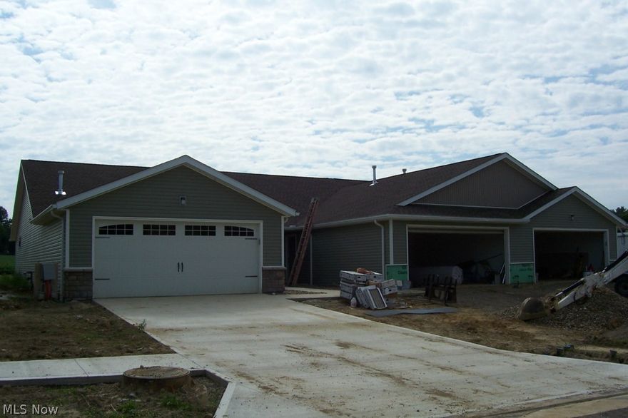 New construction apartment with 2 car garage under construction and available for lease in December in Bricker Place Luxury Apartments in Salem.  Peaceful and quiet neighborhood setting.  Great location for those working in surrounding areas.  Be the first to live in this accessible one story featuring huge great room with vaulted ceiling open to eat-in kitchen with peninsula, walk-in pantry and all appliances!  Patio off great room.  Ceramic tile through hall, kitchen, baths and large laundry/mechanical room.  Master suite features a spacious walk-in closet and bath.  Second bedroom has large closet and is adjacent to second full bath.  Pets allowed (under 50lbs.) with pet deposit.  First months rent and $1095 security deposit due upfront.  One year lease.