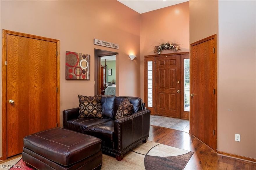 Welcome to this one-owner ranch home in Doylestown. This home has everything you need on one level including central vac for convenient living. As you enter you are greeted with an inviting living room with vaulted ceilings and a gas fireplace that flows into the well-equipped kitchen with plenty of space for cooking and cabinetry. There is space for dining and a newly added 3 season room that overlooks the backyard. The owner's suite features a private bath with double sinks, walk-in shower, and soaker tub. There are 2 other bedrooms and a full bath on the other side of the house. The basement offers plenty of room for storage of finishing for more square footage. The oversized 2-car garage and extra storage shed has all the space you need outside and there is an outdoor area that is perfect to enjoy the outdoors. This house has a list of updates including a new roof in 2022. Please ask your Realtor for the full list.