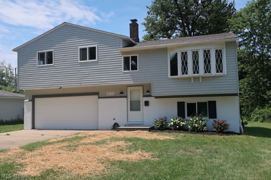 Sharp split level home in renovated condition! Foyer entry with LTV flooring, new exterior door, new chandelier and receiving closet! A few steps to living rm w/ large bow window, LTV flooring, CF open to dining area w/ new slider to rear patio and yard! Fully renovated kitchen w/ white shaker cabinets w/ crown molding, 2 lazy susans, new dishwasher, disposal and microwave, granite countertops, LTV flooring, barn sink, tiled backsplash, new faucet, lighting and fixtures! Upstairs you will find 3 nice sized bedrooms with new carpet, paint, ceiling fans, windows and doors! Large master bedroom w/ double closet! Fully renovated main bath w/ new shaker white vanity, solid surface countertop, new sink, faucet, lighting, tile flooring, toilet, new tub w/ tiled shower w/ accent tile and new fixtures! The family rm is also updated with tiled floor, fresh paint, doors, ceiling fans, fully updated half bath and laundry areas! Extra storage closets! 2 car attached garage w/ rear door to yard! New