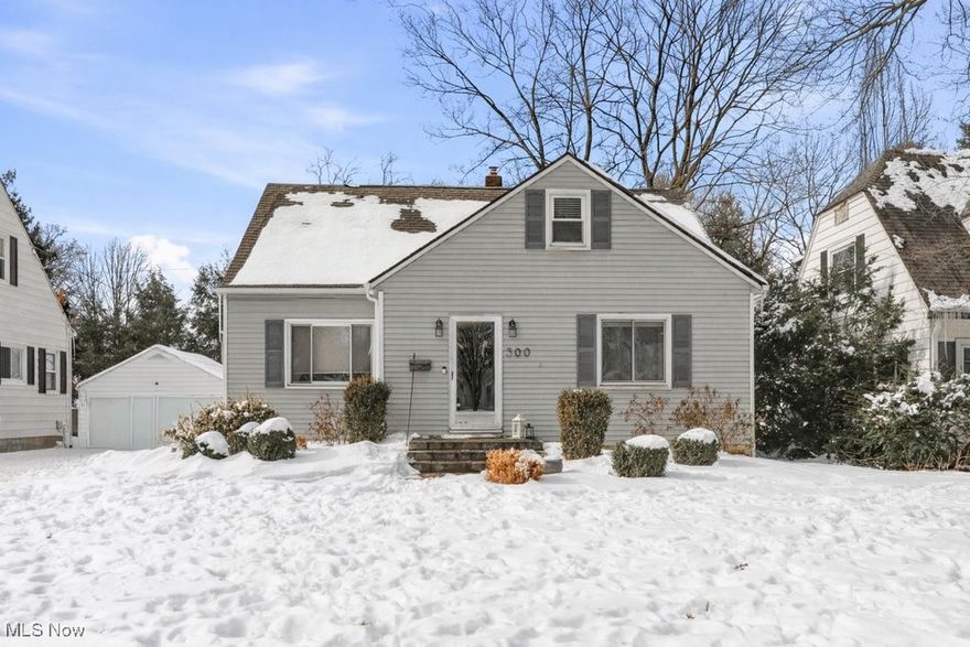 Location, charm, and updates? This Castle Park Cape Cod checks all the boxes. This 3-bedroom, 1.5-bath home offers a functional layout with a full basement, one-car garage, and additional carport for added convenience. The backyard also includes a back patio perfect for relaxing and entertaining. The updated kitchen features new appliances and an eat-in dining space, while the full first-floor bathroom includes a spa tub perfect for unwinding. Upstairs, you'll find a large Owner Bedroom with a half bath and two large closets providing excellent storage and ample space for a nursery, study, or vanity area. Ideally located just minutes from Stan Hywet Hall & Gardens, hiking trails, golf clubs, and shopping. This is a fantastic opportunity to own a well-maintained home in a highly desirable area.

Updates Includes: 2025-Fridge, Dishwasher, Oven, Cooktop, Disposal, Microwave. 2024-Garage Door Opener. 2023 H2O Tank.