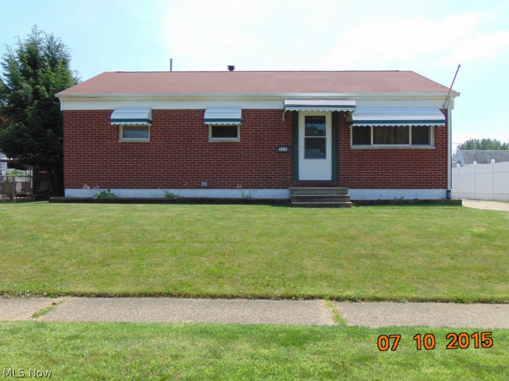 Welcome to this Lovely 2 bedroom brick ranch home in Plain Township. This home has a lot to offer! It may look small on the outside but is very spacious inside with lots of bonus space in the basement. There is newer carpet and vinyl flooring throughout the entire house with hardwood floors under the carpet in living room and bedrooms. The roof, windows and water heater are only about 5 yrs old. There is a large living room big enough for all your furniture. This home has a large eat in kitchen with oak cabinets and plenty of storage. The basement includes a family room that's perfect for your man cave. It also has a laundry area, workshop, and two other rooms that could be used as a possible 3rd and 4th bedrooms, office, playroom or just about anything! There is a partially fenced backyard and a large fenced deck at the back of the house with a HOT TUB on it. There is an over sized 2 car garage with electric and natural gas. There is a large additional workshop room in the back of the