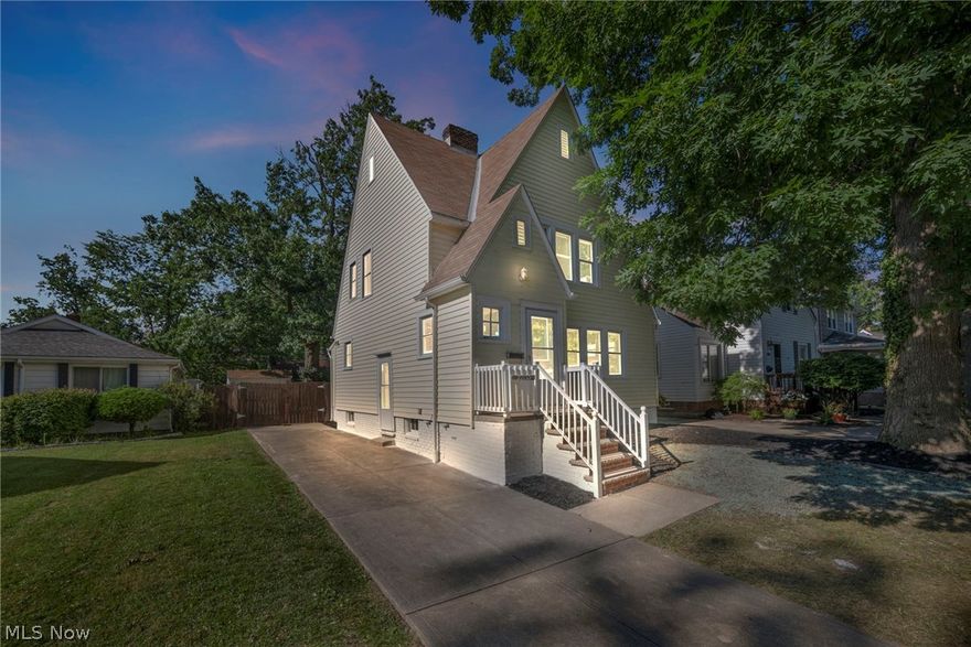 This newly updated colonial home located in Euclid. This 3 bedroom, 2 bathroom home with new quartz
counters, stainless appliances, white shaker cabinets, LED lights, luxury vinyl flooring and vinyl windows.
updated bathroom and partially finished basement, new driveway, and one car garage.