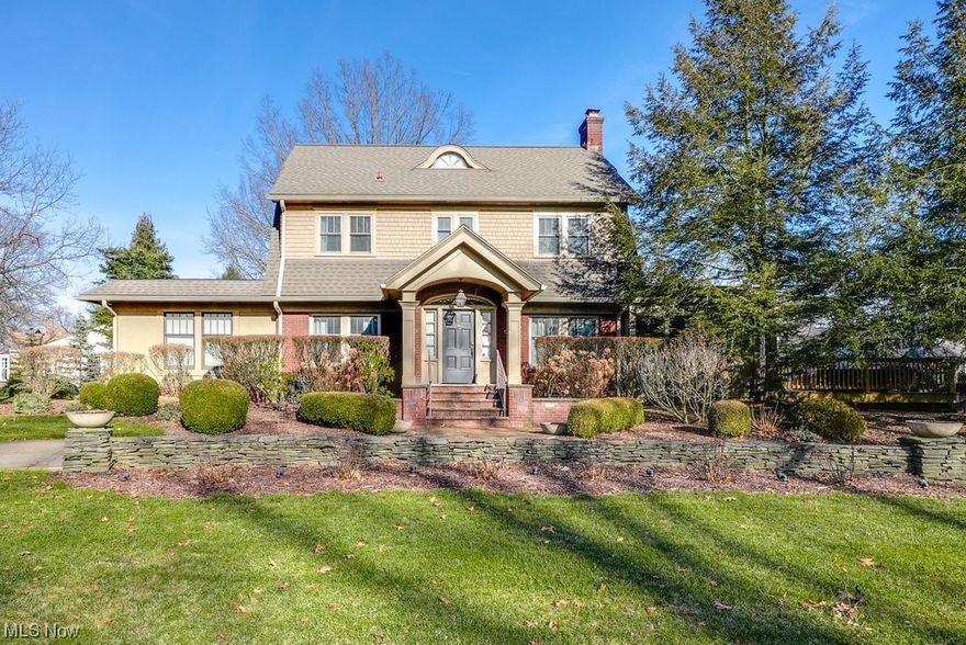 Stately Colonial in Silver Lake with Lake privileges! This home is so unique with its character and charm. The beautiful woodwork and 9-foot ceilings add to the craftsmanship. The living room has a gas fireplace, original molding, arched doorways, and is very spacious. The French doors lead out to one of the decks. There is an office space off of the living room with many windows and built ins. The dining room creates an open flow from the living room to the family room. The family room is open and bright with travertine flooring and recessed lighting. You will love the gourmet kitchen with granite counter tops, pro hood range, and walk in pantry. All the appliances will stay. There is a half bath off of the kitchen too. The second level has 3 bedrooms including the master bedroom with updated master bath and walk in closet. There are 2 more bedrooms with a shared bath. The full bath has a walk-in shower. The 3rd level of this home has a bedroom as well as a half bath. You will love this versatile private space. The basement is finished as well with plenty of storage and the perfect craft or workshop area. You won't be disappointed with the 3-car garage. It has so much storage area and is heated too. There are 2 decks, a garden area and private fenced yard. The 2 furnaces, central air, windows, electrical box, hot water tank have all been updated. There is a well on the property used for outdoor watering purposes only. This home has so much historic information attached to it as well. Make this home your own!