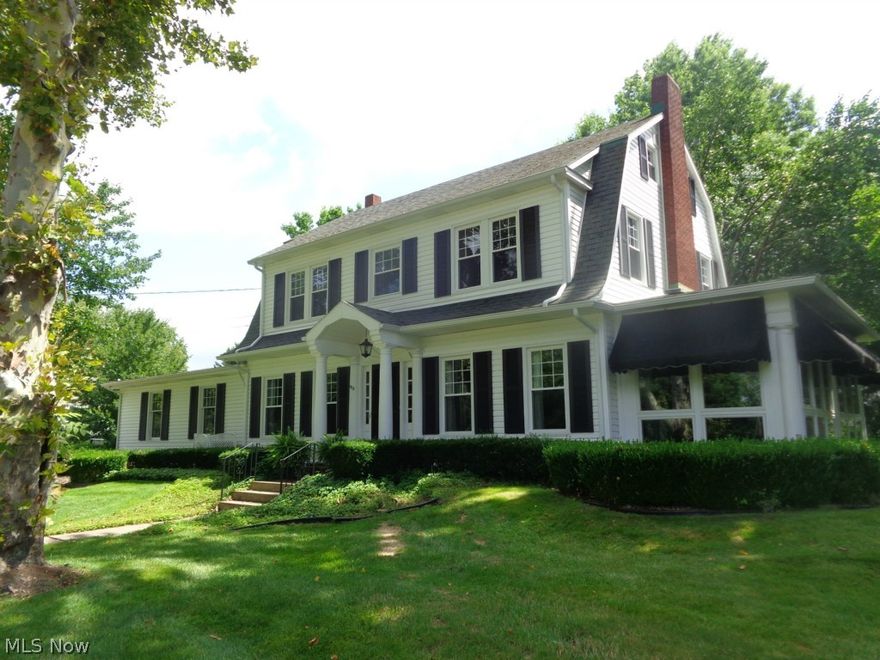 Extremely Charming Historic Home, Every Detail In Order!! Numerous Major Updates, Lovely Setting with Plenty of Privacy, across from Tuscora Park. 4 Bedrooms, 3 Bathrooms. Incredible Family Room with wood beamed ceiling, auto-lite gas fireplace and two sets of French Doors leading outside. Easy functioning Kitchen with top quality wood flooring. Formal Dining Room. Beautiful Sun Room and Living Room which also boasts a gas fireplace. Huge second floor bathroom. Immaculate finished attic (4th Bedroom). Comfortable landscaping with oversized brick patio. Additional 1 car detached garage. This home has so much to offer..an Absolute Must See!!