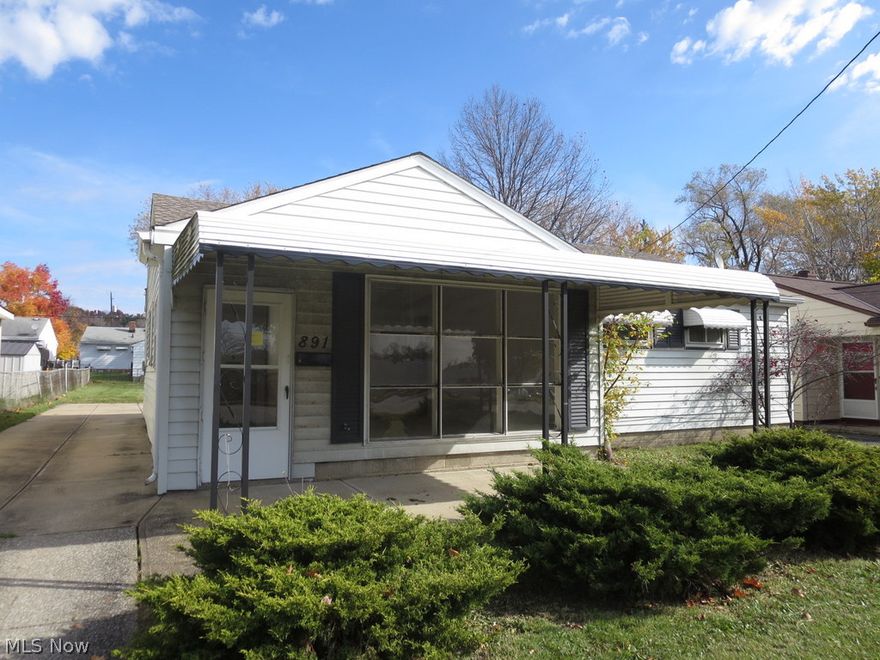 Enjoy one floor living in this 4 bedroom ranch with 1 & 1/2 baths. Eat-in kitchen plus dining area off living room. Attached 1 car garage and screened in porch plus Large yard. This is a Fannie Mae HomePath property.
