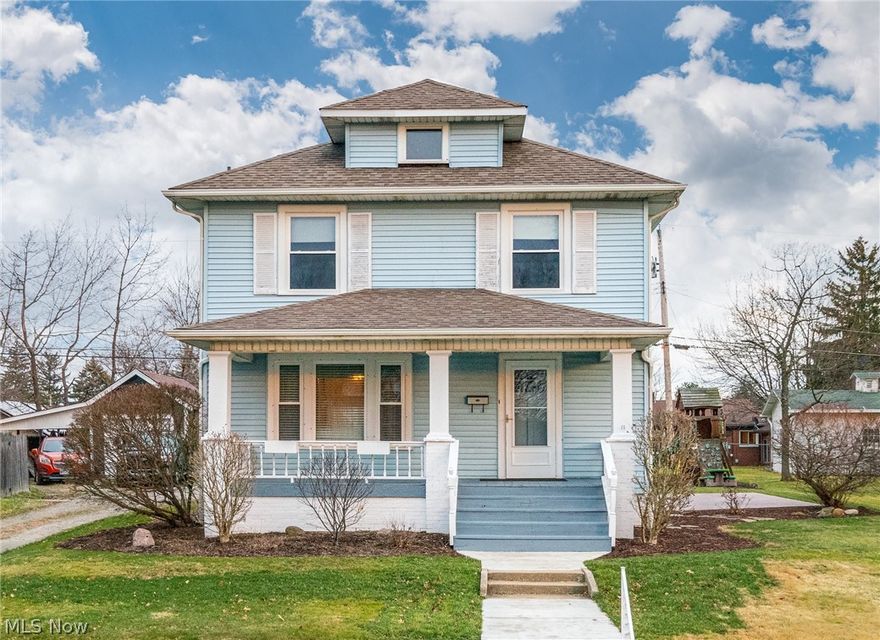 Welcome to 2378 Ridgewood Avenue! This spacious two story home has over 1,600 square feet of move in ready updated living space. Great location in a nice quiet neighborhood with the convenience of easy access to dining, shopping, parks, & more. Main floor has an updated kitchen with all appliances, newer laminate flooring in the kitchen & dining room. Newer carpet in the office and living room. Living room features original built ins & fireplace. Upstairs is a large remodeled bathroom & 3 large bedrooms, hallway has more charming built ins. Another set of stairs leads upstairs to an attic waiting for you to make it your own space! Partially finished basement. Outside features beautiful landscaping, brand new cement patio (2019), & great front porch to enjoy the neighborhood. Other updates include windows (2010), backdoor (2019), front cement steps (2019), sump pump (2018)