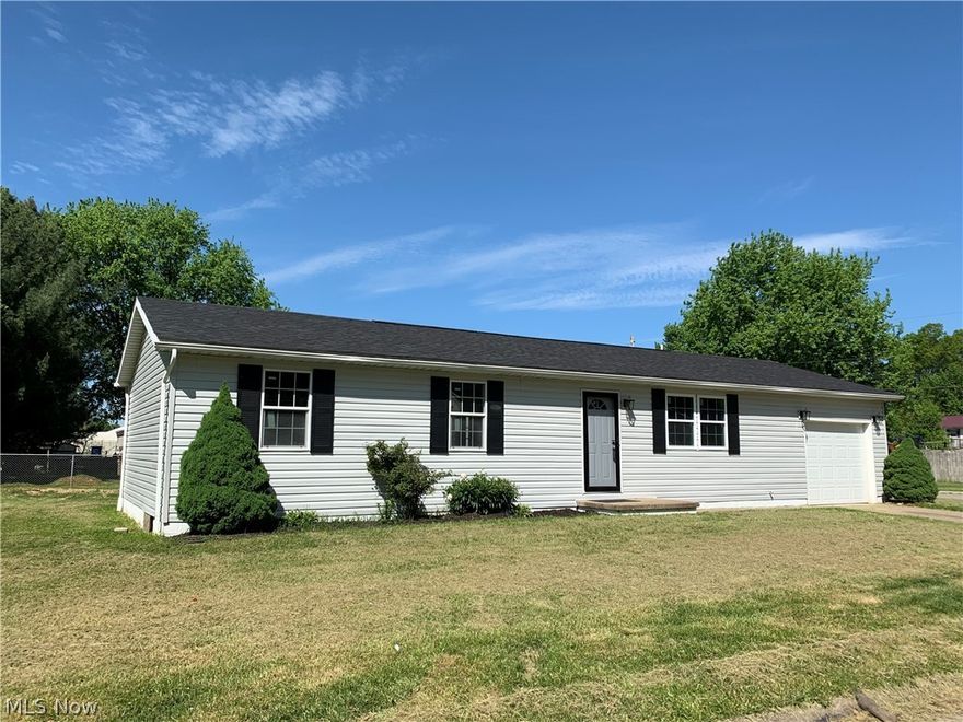This “Like New” three bedroom home in Mineral Wells has been totally renovated top to bottom, inside and out and ready for its new owners. Situated on a level corner lot this would make a great starter home or retirement home with all one floor living.  Gutted to the studs this cute home offers new drywall, attractive new laminate Vinyl plank flooring and neutral carpet.  The brand new kitchen features an abundance of crisp white cabinets, lovely countertops and stainless  steel appliances. The dinette area has access to the rear deck and backyard thru a French door.  An attractive brand new bath and three spacious bedrooms with contemporary gray paint throughout.  The drywalled one car garage is accessed through the kitchen area.   Updates in the past few months include new roof, new siding, new windows, new HVAC, new insulation, new plumbing, new gas line, new deck, and more.   Was all electric home changed to gas.  All you have to do is move in and enjoy!