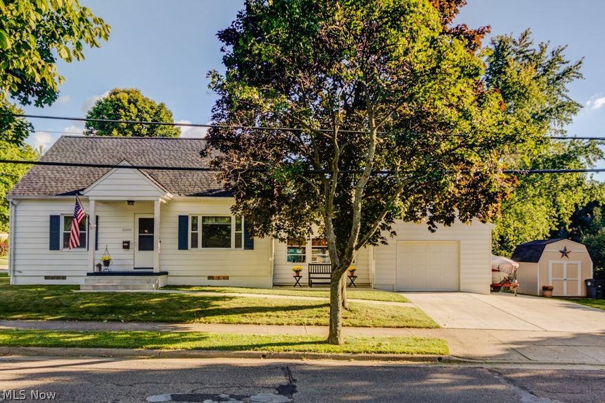 Beautiful recently refurbished home in Ellet on a corner lot. Check out this gorgeous new oak kitchen installed in 2010 with corian counters, slick glass tile backsplash and a new floor. The updated bathroom is all new in 2010 also. The remarkable hardwood floors throughout give this home a wonderful feeling. Wait till you walk from the sweet 16x14 breezeway to the oversized garage with plenty of storage and working area. Brand-new concrete driveway was poured last year and has an extra pad for your boat, truck or just an extra car. You won't believe all the updates here: all new windows 2013, new roof 2012, new shed 2010, new hotwater tank 2010, new electrical panel 2010, and freshly painted inside and out just last year... just to name a few. The basement is bright, clean and roomy and perfect to use now or finish later. Just move in. Don't miss out on this excellent home at an excellent price.