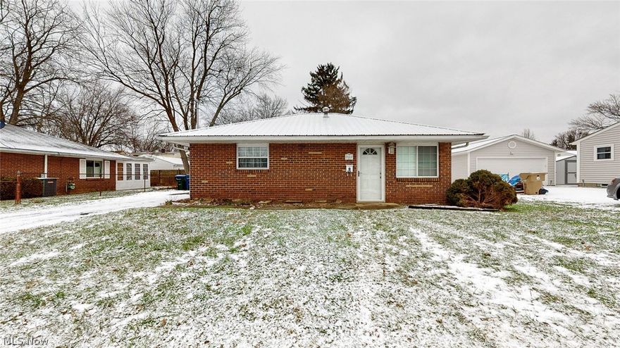 Are you looking for a well kept updated little house to buy in the Falls and call home? Here it is an affordable all brick home you can buy close to public transportation and on a dead end street. Home offers care free living a home warranty, all brick 2 bedroom 1 bath 2 car garage all updated, some of the updates include replacement windows 10 yrs, metal roof 2020, newer furnace, elec updated 5 yrs, remodeled bath with walk in shower & kitchen all  clean and tidy nicely updated. Move in condition.