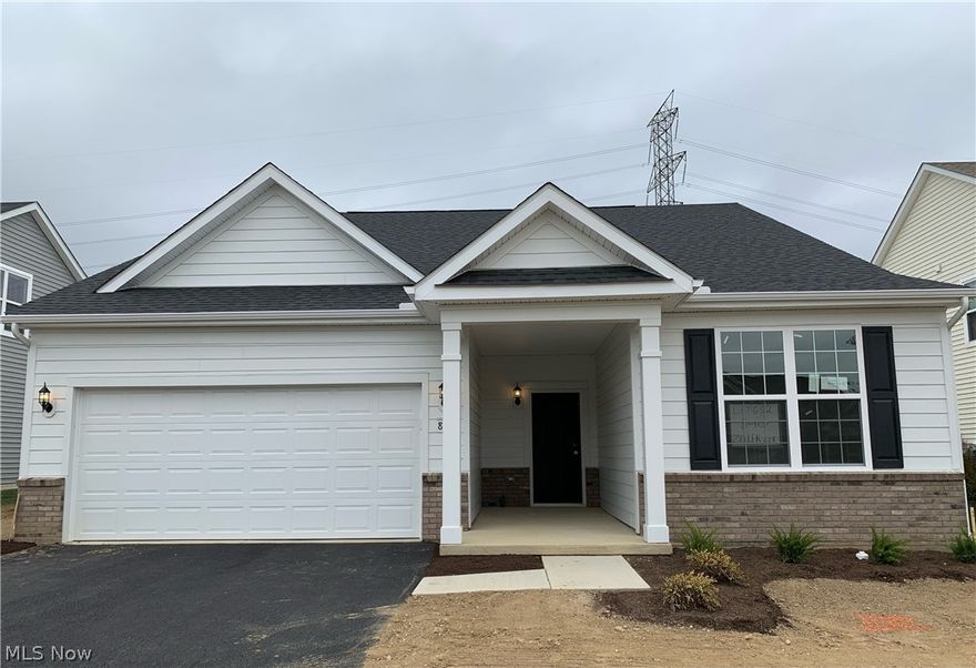 ESTIMATED COMPLETION BY THE END OF OCTOBER. This is a great new 2 bed 2 bath ranch at the Retreat at Sycamore Creek. The kitchen has stainless gas appliances, 42'' maple cabinets, granite counters and a tile wall backsplash. The owners bath has 35'' cabinets, a seat in the shower and a tile shower wall. An additional bed and full bath, an eating space off the kitchen, a great room and a den are some of the other features. Embrace the privacy of a community tucked away from the hustle & bustle along with the convenience of living close to all of life's necessities. Enjoy coffee on your patio or venture out & enjoy nearby Pickerington or Canal Winchester. Interior photos are from a model, not the actual property.