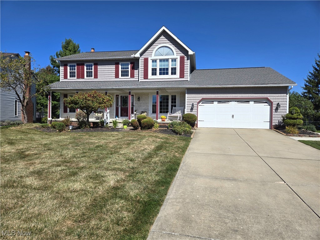 Classic and beautiful center hall colonial on the market for the first time! These original owners are ready for the next phase in life and are offering this property for sale. The exterior of this awesome home features a gazebo, stamped concrete patio, fully fenced back yard, and views of the neighborhood pond. The interior has an excellent layout with a formal living room, dining room, and an open layout between the kitchen and the family room. The family room features a thermostatically controlled gas fireplace with a remote control. The oversized garage is extra deep allowing for up to 3 cars and also has a built in workbench. Additionally, all of the bedrooms are nicely arranged on the second floor including the large master with nicely updated master bath. The lower level has a finished 20x12.6 rec room plus lots of storage on the unfinished side!