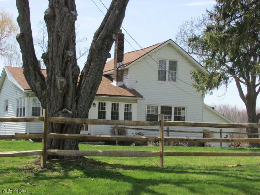 Country living on 6.31 acres that will be mowed by the landlord. Located in the NEWER Berkshire School District, from this address grade k-6 will stay at the "old Ledgemont" elementary(please verify) and all Jr. and Sr. High go to the Burton Berkshire buildings. Only 17 miles from Chardon and 18 miles from Middlefield. Easy access to I-90 to go to Cleveland or PA. Plenty of storage in the 6-car garage and a large rear covered porch to enjoy. Nice 6.31 acres for your use, please, this did not include the lake at the neighboring property. The home is equipped with ADT security and a drive rolling fence/gate. You must pay for the security service to stay on in your name (approx. $28.99) and you would pay for your oil, electric and trash. Nice cozy home for your own space outside to roam. Please note the rolling gate is currently off, but can be put back on. There is a shed and multi car Older garage. Owner will allow outside animals on a per case basis. Please do not pull in, but contact