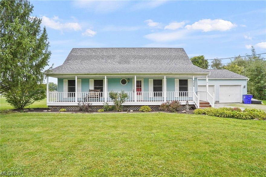 Welcome to this enchanting country home at 4556 Rootstown Rd that features features over 1500 square feet of living space with 3 bedrooms, and 2 full bathrooms. This property is a true gem and boasts a perfect blend of rustic charm and modern convenience. Situated on a sprawling 3.87-acre lot, this property provides ample space and a full-size barn for you and your family to enjoy. Step inside to find spacious living areas filled with natural light. The floor plan allows for easy flow between the living room, dining area, and kitchen, making it perfect for entertaining. The backyard is a true oasis, with a spacious screened-in patio where you can relax and enjoy the beauty of this property. You'll have easy access to local amenities, schools, and parks. Commuting to nearby cities is a breeze, making this property a perfect balance of rural and urban living. Don't miss your chance to make this charming country home yours.