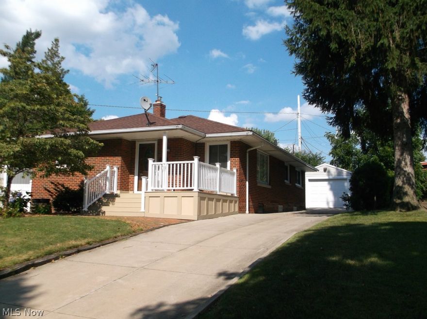 Very well maintained all brick 3 bedroom ranch home located in Firestone Park and surrounded by fine homes.  This home features new furnace 2008, new roof 2006, sprinkler system, very private fenced-in backyard with a covered patio. Eat-in applianced kitchen, finished family room and half bath in basement.  Central air, new vinyl windows, some oak floors, garage, large closets, and a Home Warranty!