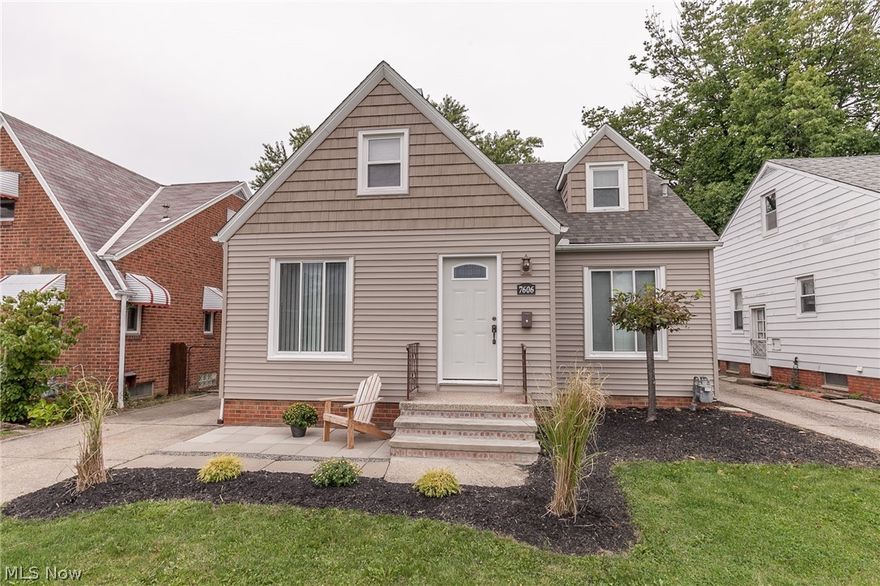 Everything Has Been Done For You! Darling Cape Cod With Large Eat-In Kitchen With Ceramic Tile Flooring. Great Room With Hardwood, Two Bedrooms On Main Level With Adjacent Full Bath. Large Master Suite On Second Floor Covered In Knotty Pine, Loads Of Closet Space, Nook That Could Be Nursery, Office Space Or Additional Storage. Full Basement Partially Finished. Detached 2 Car Garage With Newer Doors. Completely Fenced Yard. Recent Updates Include, Newer Kitchen Remodel, Family Bath Remodel, Siding, Roof, Doors, Windows, Furnace, Air, Hot Water Heater, Electric and Lastly Leveled Garage Floor. WOW, Immediate Occupancy. Call Today!