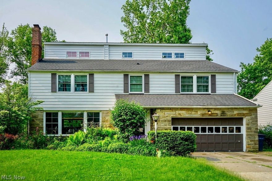 Unique and very large  colonial in a prime location with a big lot! Enter through the front door and find a large living room and dining room area. Off the dining room there is an eat kitchen with a custom built in eat in area. Behind the dining room there is a large 3 seasons room overlooking the large backyard. You will also find a large study on the main floor. Proceed to the second floor and you will find 4 large bedrooms, a second floor laundry room, a newly added master bathroom with a jet tub and shower, and a second full bath. Unique to this house is the 3rd floor. One of its kind. The 3rd floor was actually added on to this house and its not a dormer. With newer flooring and lighting you will find 3 more bedrooms and a full bath! Loads of extra living space. You can put your guest there or make your office and playrooms up there. In the basement you will find a half finished basement, plus a bonus room and another full bathroom. If you are looking for space or a house where yo