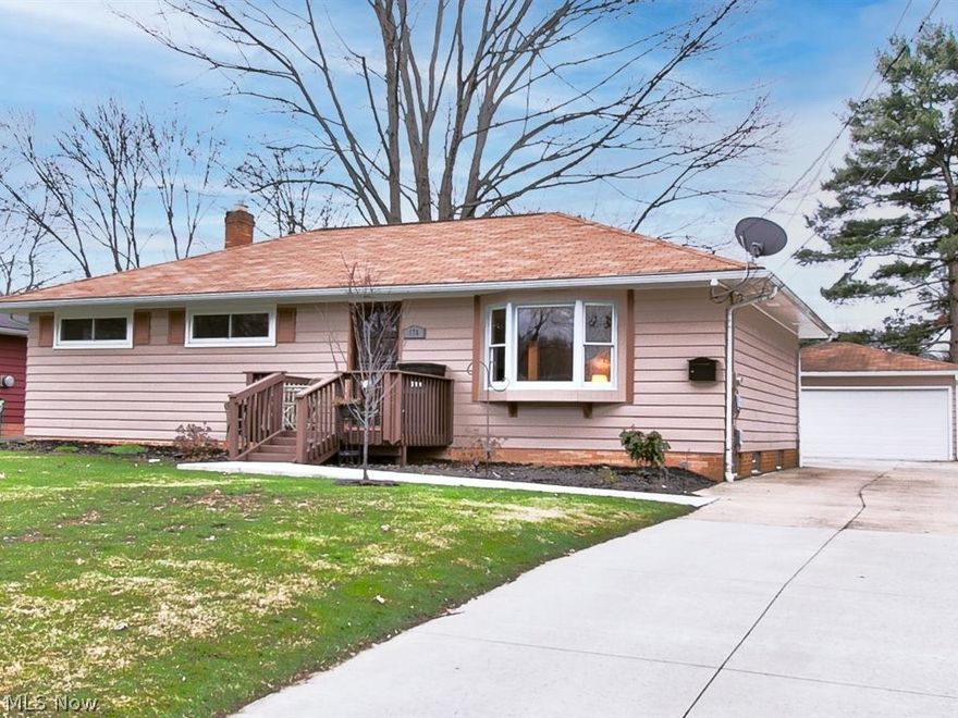 Welcome to this great ranch home on a quiet street in Berea! The kitchen was upgrades to Granite in 2019 along with the bathroom sink
and tiled walk-in shower. The home has 3 generous sized bedrooms with 1.5 baths, including a half bath off of the owner's room. There
is a large family room off the back of the home that has plenty of windows allowing plenty of natural light to enter the room. The
basement was waterproofed that comes with a transferable warranty! Basement also is partially finished. Large private fenced in
backyard with patio and 2.5 car garage. Newer (2019) refrigerator, microwave, stove, dishwasher and washer/dryer completes this
property