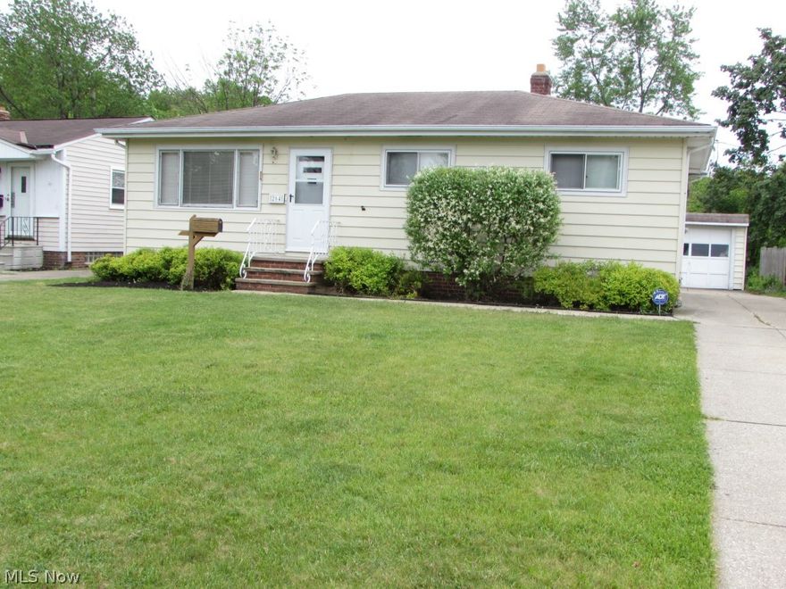 Rare Ranch on a Quite Cul-De-Sac. One Floor Living, Carpeted Living Room & Dining Room, No steps to Bedrooms, 3 Bedrooms, 2 Baths, Hardwood Floors, Central Air Conditioning and Ceiling Fans, 1st Floor Eat in Kitchen including Laminate Floor, Gas Oven/Range, Dishwasher, 2nd Full Kitchen in Basement including Oven/Range, Refrigerator, Stove, Dishwasher, Washer & Dryer, Large Paneled & Tiled Recreation Room with Decorative Electric Fireplace, Bar  and Glass Block Windows, No Rear Homes to look at, only a Beautiful View of Grass and Trees, Concrete Patio and Driveway, Beautifully Landscaped, Just Move in.