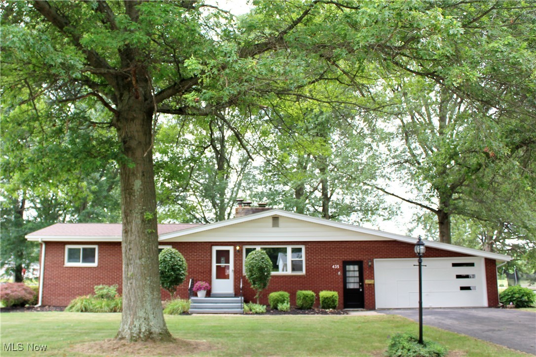 CHARMING COLUMBIANA BRICK RANCH located on FIRESTONE PARK!! This WELL MAINTAINED HOME is situated on just under HALF AN ACRE!! Featuring a large Living Room with Sandstone Gas Log FIREPLACE, Kitchen with HARD SURFACE COUNTERS & appliances, Dining Room with FANTASTIC PARK VIEW, Three Bedrooms with large closets, Jack and Jill style Full Bathroom with handicap accessible bathtub, Half Bathroom, Full Basement with second Fireplace, over-sized attached TWO CAR GARAGE, AMAZING COVERED BACK DECK overlooking park, Patio and Shed for extra storage. This LOCATION on FIRESTONE PARK is a RARE OPPORTUNITY!! Don't Miss Out!! CALL TODAY for your Private Showing!!