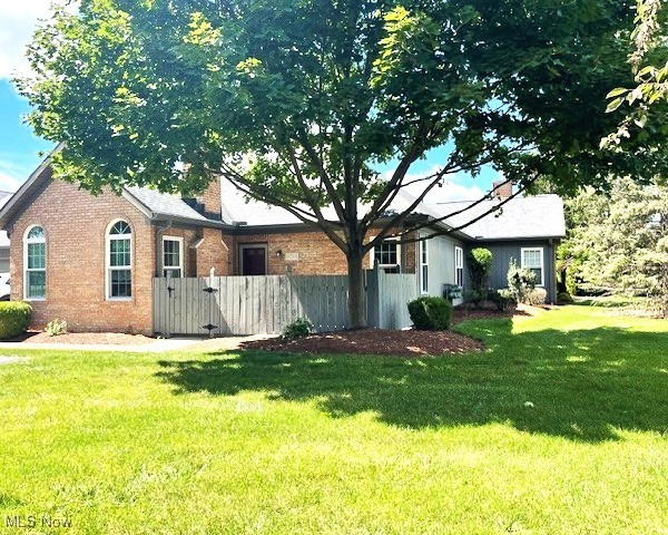 Beautiful updated all one level condo with open floor plan, 2 spacious bedrooms, 2 completely updated full bathrooms, complete updated kitchen, new dishwasher, microwave, garbage disposal, and new flooring, molding and paint through out home. The 2 car garage has new non slip floor, and 2 year old hot water tank. This home has an association salt water pool, and clubhouse for hosting large special parties. The HOA dues includes trash, water, sewer, landscaping, snow removal, association insurance, exterior and reserve. Pets allowed. This beauty is so close to shopping and the historic Medina Square. This is a MUST SEE!! This home is being sold 'As Is' and is part of an estate.