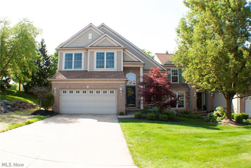 Stunning 3 bed attached colonial in Stone Bridge Village which is a part of Eaton Estates. Upon entering the foyer you will immediately notice the gorgeous vaulted ceilings throughout the entry way, sitting area & dining room. Hardwood floors throughout the first floor. Updated kitchen with plenty of room to bring out your inner chef. The living room which is open off the dinette area offers a gorgeous gas fireplace. First floor laundry with the included washer & dryer! Upstairs you will find the loft area which is perfect for another sitting area, home office or a kids play area! Also upstairs is the three bedrooms & two full baths which one is an on-suite for the master. The master bedroom also offers vaulted ceilings & a walk in closet. The lower level features a recently finished rec-room w/nature stone flooring, a separate storage & mechanical room hidden behind a stunning barn door. Outside you will find mature landscaping all around the home & paver-stone patio area. Fenced in b