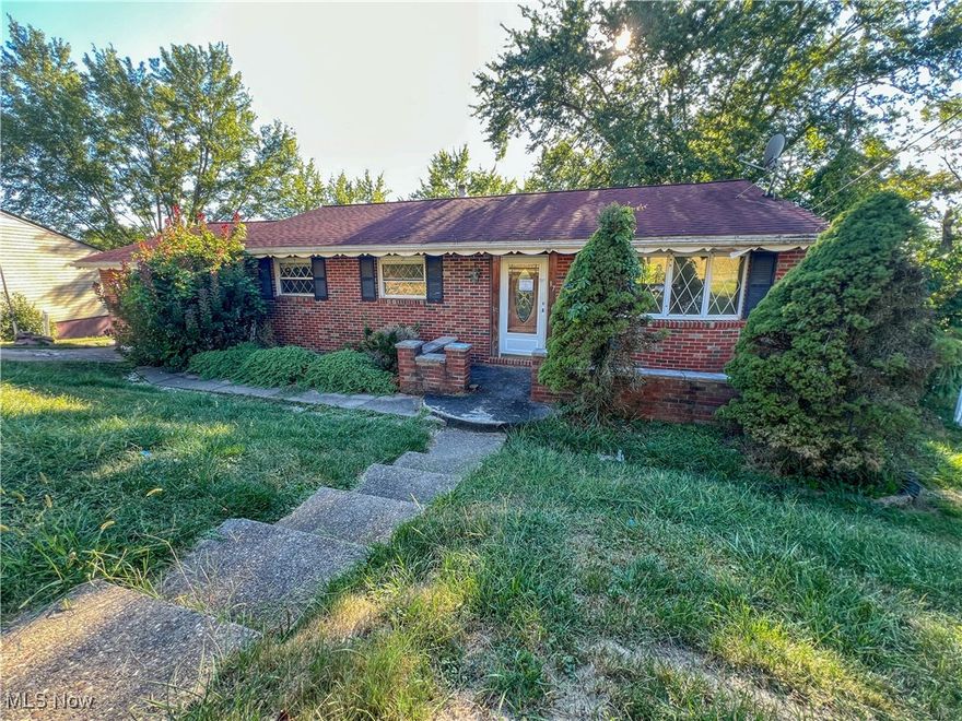 HUD Home Selling AS-IS. HUD Case#413-645926. The first floor has three bedrooms, one full bathroom, a living room, dining room, and a kitchen. The basement has a full bathroom, laundry area, and an old family room that could be fixed up. The basement has a man door that walk out to the back yard. The back of the home has a large deck with access to the kitchen. The attached garage does not have access into the house.