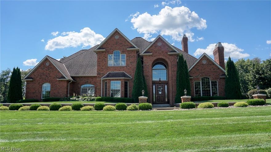 MOTIVATED SELLERS!!!!Amazing Home !!Location, location, location!!! Vaulted ceilings,8 foot doors on main level offers large eat in kitchen,formal dining and living rooms, sunroom,3 fireplaces,and each bedroom has its own private bath.This is absolutely a DREAM HOME!!The lower level includes a full Kitchen,media/theater room,large Family room and plenty of storage space.Updates include new Hardwood flooring in living room,family room,vanity and closet of one Bedroom. 12x14 Pavillion with a metal roof to enjoy outdoor entertaining,New stainless steel appliances,New Hot water tank,new water softener,new sandstone caps on front brick wall,outdoor security cameras,security system,and indoor safety monitors.This home also has an elevator that goes to all floors!!
 Dont miss your chance to view this one of a kind STUNNING home!