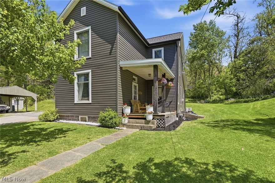 Welcome home to this charming property in McConnelsville just minutes from the historic downtown district featuring local restaurants, shopping, and the beloved Twin City Opera House theater! Enjoy being close to the scenic Muskingum River with nearby public boat ramps and outdoor recreation.
This move-in ready home offers 3 bedrooms and 1.5 baths with beautiful original wood trim and craftsmanship throughout. Recent updates include new siding, roof, fresh paint, and new flooring in the kitchen.
Outside, you'll love the detached building offering endless possibilities -- perfect for a man cave, workshop, hobby space, extra storage, or additional entertaining area. The attached garage has a 220V electric car plug-in.  Relax on the inviting front porch and enjoy small-town living at its best.
Don't miss your opportunity to own this well-maintained home in the heart of McConnelsville!