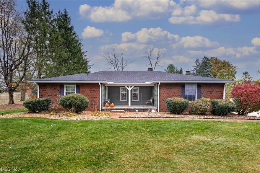 FEEL LIKE YOU ARE ACTUALLY INSIDE THIS HOME! WALKTHROUGH THE 3D VIRTUAL TOUR OF THIS PROPERTY BY CLICKING THE LINK! The first floor features three bedrooms, one of which is a master bedroom with a master bathroom. A large eat-in kitchen opens up into a large living area currently being used as an office, and the kitchen also opens up into another living area with a beautiful view of the backyard and all of the natural settings. The lower level has a beautifully finished basement with a laundry room and two separate storage areas. Updates to include a New roof in 2022, new siding in 2022, all new paint, new carpet in bedrooms in 2022, new kitchen cabinets in 2020, new tile in kitchen in 2020, new interior oak doors, remodeled master bath, 2023 fence in 2018, granite in kitchen and baths, 2020 insulated sprayed attic in 2023 new electrical box 2021 changed all receptacles in 2021 all-new exhaust fans and light fixtures in 2022 landscaping stone in 2019 pool in 2019 building in 2022 extended drive in 2019 re-varnished all interior wood trim painted garage and added cabinets and tied into city sewer in 2018.