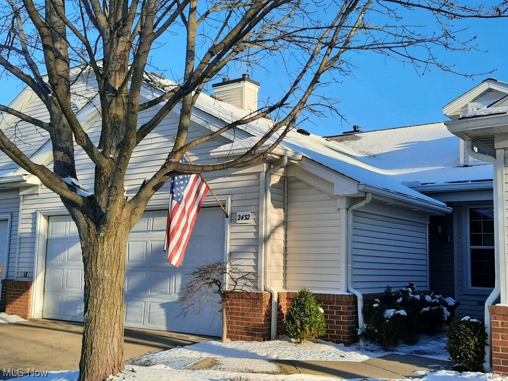 Welcome to your new home! Located in Westlake's Premier 55+ Community, Orchard Park. This is a custom 2-bedroom ranch, one-floor living at its best. You will enjoy maintenance-free living. Your home has an inviting floor plan featuring a large kitchen with plenty of counter space, and a formal dining room. You will love the attention-to-detail vaulted ceilings in the great room and tray ceiling in the master suite. Large walk-in closets and a glamour bath with a walk-in shower. Located close to the community center which includes an exercise room, table game area, fireplace, outdoor patio, BBQ area, bocce ball, and putting green. Your home has been loved and cared for. Located between Crocker Park with its shopping and restaurants and Meadowood Golf Course. Minutes from Interstate 90 and the hospital.
