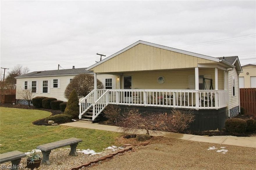 2 bedroom, 2 full bath 14' x 76' single wide for rent with covered front porch & storage unit. Tenant responsible for all utilities. All applicants subject to credit & background check.