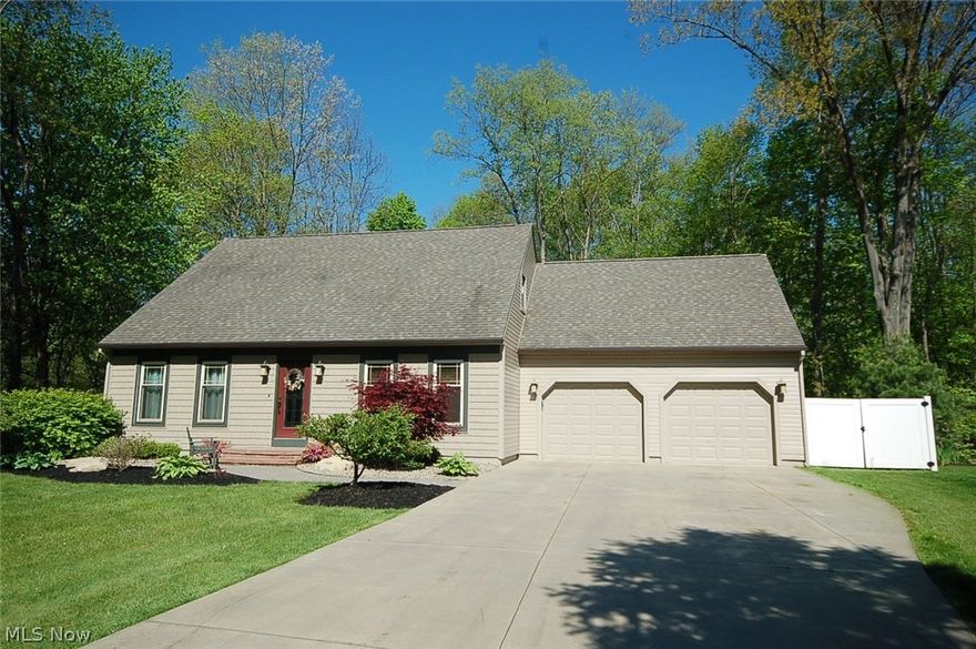 Can't decide whether you want to live in the country or in a neighborhood? Well, now you don't have to decide! This great 4 bedroom, 2 full bath Cape Cod has the location that gives you both. Nestled away at the very end of the street and surrounded by woods on two sides (one side abuts conservation club property), this remodeled and slightly rustic home has so much to offer! Features include: Great curb appeal; Spotless, neutral and tasteful decor; New siding; Remodeled bathrooms; Remodeled kitchen with hickory cabinets and all stainless appliances; Beautiful leaded glass front entry door; One of a kind fireplace mantle, hearth and built in shelves and hardwood floors in family room/dining room combo; 1st floor master bedroom; full basement with workshop (in progress); heat pump and/or gas furnace (your choice of heat when you need it); And, just wait until you relax and enjoy the 17x13 screened in back porch where you can enjoy real privacy and plenty of wildlife watching! There's al