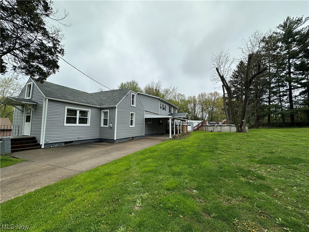 Beautiful (6) bedroom, (3) full bathroom two-story home with (4) residential lots totaling 0.41 acres located in Canton Township, Canton Local School District. A new five (5) bedroom addition built in 2014. Quiet private location to raise a family at the end of a dead-end street. Large parcel perfect for gardening and outdoor activities with a 24’ diameter above ground pool and deck.
The floor plan is ideal for a in-law suite. Newly remodeled modern kitchen in 2023 and recently improved bathrooms. Full open unfinished basement plumbed for an additional bathroom and laundry room which can be easily converted to a finished den. New windows, vinyl siding and seamless gutters in 2022.
Detached two car garage/shop with LED lighting and “lean to” sheds on two sides perfect for the do-it-yourself handy person!!