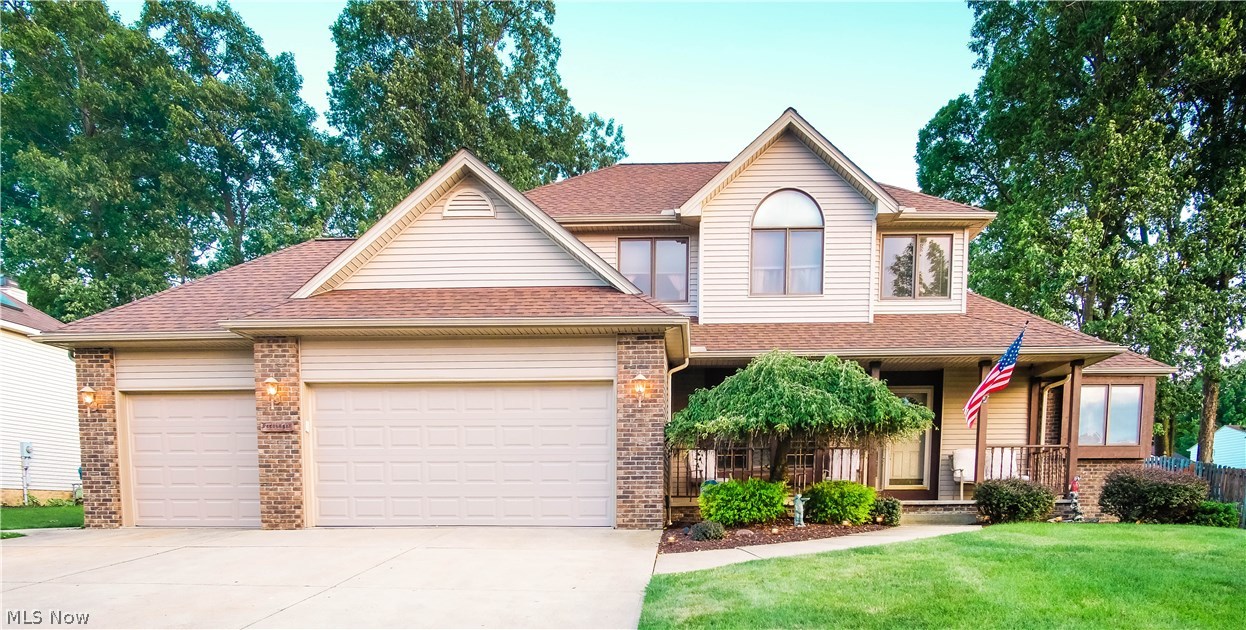 One of Parma's best kept secrets in one of America's top 100 safest cities. This gem of a home boasts all the right features and has been meticulously maintained by its proud owners. This 4 bedroom, 3.5 bath house contains a Master bedroom/bath and laundry room conveniently located on the first floor that is attached to a 3-car garage. The brightly lit dining room can be converted into a functional office that offers privacy with beautifully installed solid wood french doors off the foyer. The home was professionally painted and re-carpeted in 2010. The entire home is Ethernet wired and includes a finished basement with a kitchenette, entertainment area, bonus room and a large full bathroom for an additional 1200+ sqft of livable space. Outside, relax on the extended back porch in view of a beautiful pool that can remain open until the leaves change colors. That is because the pool has 2 heat source options; one electric (2008) and the other gas (2015). The house is complimented by pr