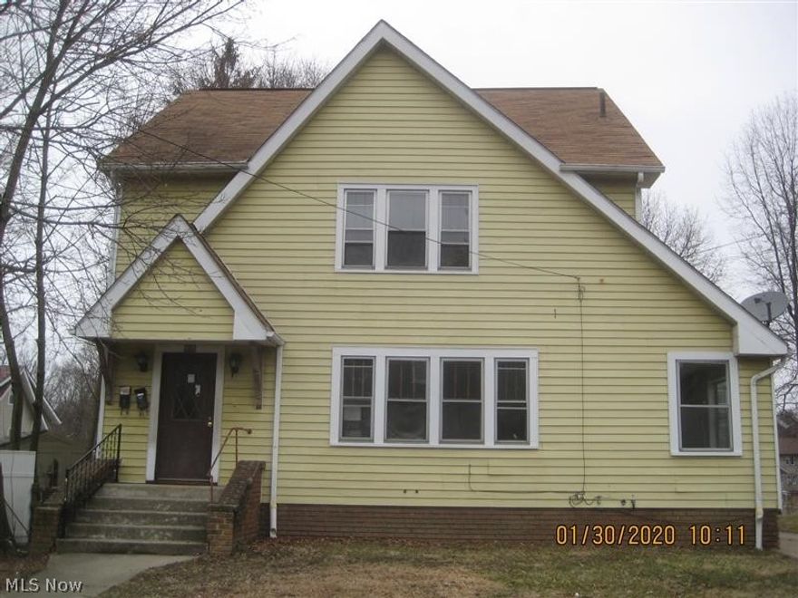 Come and see this duplex loaded with character & charm. Each unit has a living room, dining room with leaded glass cabinets, kitchen, 2 bedrooms and 1 bath. Unfinished basement with separate washer & dryer hook ups. This property is eligible under Freddie Mac First Look Initiative through 2/26/2020. Seller will not complete any repairs to the subject property, either lender or buyer requested. The property is sold in AS IS condition. Buyer to verify all information. Buyer or Buyer's Agent responsible to check with Building, Zoning, EPA, DEA, Tax Department or any other requirement for intended use. Buyer to pay for all inspections. Earnest Money to be a cashier's check. Subject to clear title.
