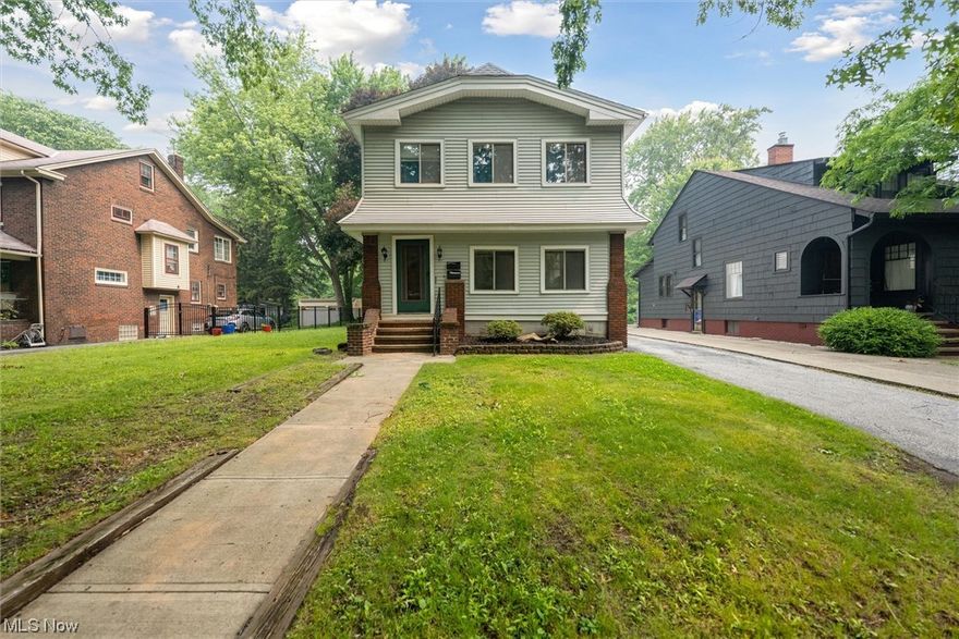 Great investment property for a savvy investor or live in one unit and rent the other! This beautiful double is in move right in condition and located close to parks, museums, restaurants, and minutes to downtown. Hardwood floors in the living room, dining room, and bedrooms. Each unit with a large and bright living room with built-in shelves, and a fireplace, first-floor unit fireplace is decorative. Formal dining room with built-in cabinets with leaded glass doors. Remodeled kitchen with painted cabinets, new tile backsplash and faucet, first-floor unit with quartz countertop, and second-floor unit with butcher block, fridge, and stove included. Two spacious bedrooms. Fully remodel modern bathroom with subway tile tub surround. Each unit has access to an enclosed porch. Second floor unit living space extends into the finished third floor. Detached two-car garage. Recent updates include building a new two-car garage, first-floor kitchen, and bathroom remodel 2022, a second-floor unit