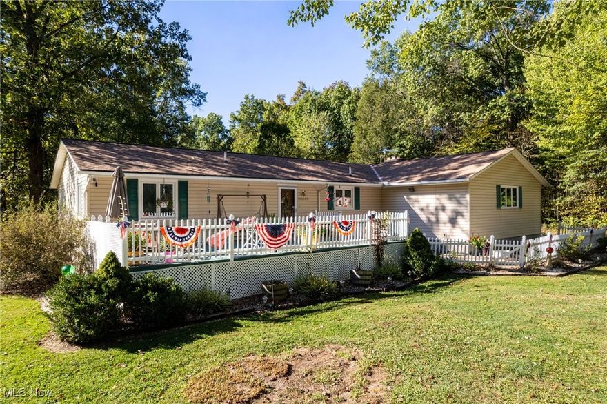 Welcome home to this inviting 3-bedroom, 3-bath ranch nestled on over 5 beautifully wooded acres in the heart of Grafton. From the moment you arrive, you’ll be surrounded by nature’s serenity — with mature trees, open space, and a gentle creek that winds along the back of the property.

Step inside to find a comfortable, open layout designed for everyday living and family gatherings. The home features spacious bedrooms, a bright kitchen, and a cozy living area that invites you to unwind. The partially finished lower level offers endless possibilities — including a dedicated fitness space or recreation area.

Seller had extensive work done in basement. Paperwork in the supplements. Total cost $64,000 work is guaranteed for 30 yrs new buyer must transfer the contract to their name and pays $145 a year to keep the contract active. The entire basement was waterproofed. French drain installed and sub pump with battery backup installed. The entire crawlspace was lined with carbon fiber to ensure no leakage. There are several areas that were braced and cracks were filled with carbon fiber, the walk out access had a drain installed for proper drainage. A whole house air circulator was installed. There is work that was prepaid and guaranteed that will be done in the spring new buyer just has to call the company and have them come out to finish the work and the exterior and the seller has paid for the deck to be seller has also paid for work to be done behind the hot water tank in the basement. Once the hot water tank has to be replaced down the road. 

Outside, you’ll find a large, versatile outbuilding with electricity and air-conditioning — perfect for a workshop, studio, or extra storage. The property also includes a whole-house generator, ensuring comfort and peace of mind year-round.

This is more than just a home — it’s a place where quiet country living meets modern convenience. Don’t miss your chance to make this special property your forever retreat