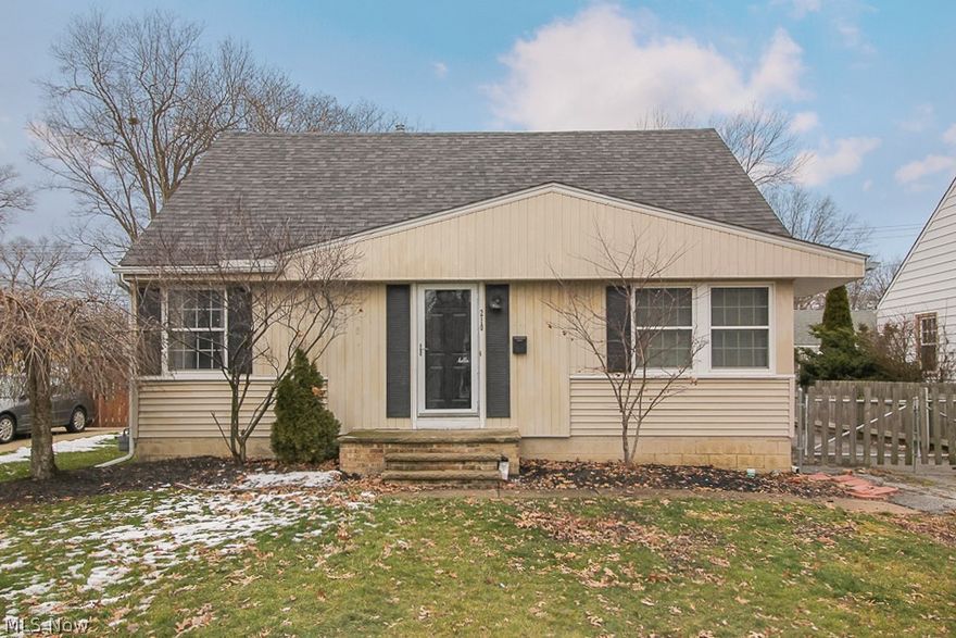 Welcome home to this CHARMING Cape Cod in desirable Avon Lake!  Updated throughout with modern color scheme and finishes - this house is MOVE-IN READY - Beautifully remodeled Kitchen (2017) has newer stainless steel appliances with glass tile backsplash. Full remodeled bath (2016) has wood look porcelain floor tiles, subway tile shower surround and marble top vanity.   Two bedrooms on the first floor make for easy living. A large, cheery sunroom stretches the length of the back of the house with picturesque views of the backyard.  This room is great for lounging and/or playroom.   Sunroom leads to the fenced backyard that is great for outdoor entertaining.   Two ample sized carpeted bedrooms finish off the upstairs.   Updates include:  Roof ('10); windows ('10); Kitchen remodel ('17); Bathroom remodel ('16); furnace ('15); insulation ('15); sump pump ('19); updated main electrical panel; electrical in garage ('17).   1-year Home Warranty included!  Don't miss out on this great opportun