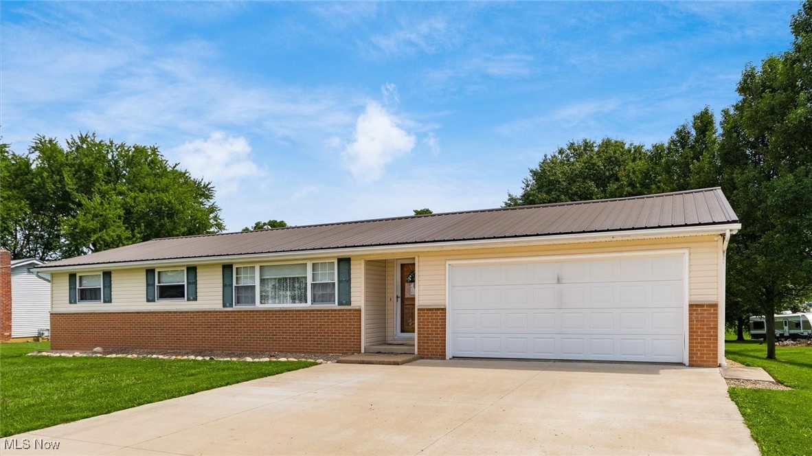Well maintained and much loved ranch home on a beautiful lot. First floor bonus room with laundry hook up that leads to covered rear patio. Large bedrooms and main bath. 2nd shower bath in the lower level. Partially finished area in basement could easily be added square footage.