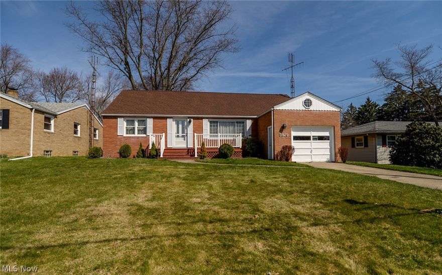 Three bedroom one bath brick bungalow with additional family room. Well-maintained Property in a quiet neighborhood, and only three minutes from everything. HVAC and furnace only five years old.