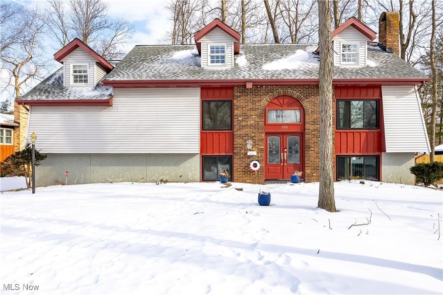 Don’t Miss Out on this exceptional, one-of-a-kind residence located in the picturesque community of Amherst, Ohio. This unique bi-level home features a newer Roof (2022), A/C (2024), Furnace (2023), Microwave (2025), Washer/Dryer (2023), Patio (2025), LVT  flooring (2023-2025) boasts 3 bedrooms and 2 full bathrooms, offering ample space for comfortable living. Situated in a desirable cul-de-sac neighborhood and conveniently positioned close to the Amherst Elementary School and  Junior High School. A short drive or a scenic walk will get you into downtown Amherst where you will find shopping, dining, parks, entertainment & much more creating the perfect combination of accessibility and tranquility.

With over 2,200 square feet of thoughtfully designed living space, this home showcases a unique character that sets it apart from new constructions. Architectural highlights include a grand vaulted foyer with a striking staircase.  The main floor presents a spacious living room, a formal dining area that leads into the kitchen w/granite counter tops and sliding glass door that opens to a stunning single-tiered wooden deck, overlooking a serene wooded lot and leads down to the patio.

The main level also hosts a second bedroom, a full bathroom, and an impressive primary suite, featuring vaulted ceilings, skylights, a cozy sitting area, and a generous walk-in closet. Additionally, the upper level unfinished 800 sq ft of attic space presents an exciting opportunity for expansion, with the potential to create multiple rooms tailored to your needs.

On the lower level, you'll find a sizable family room, accentuated by a charming brick fireplace, as well as another full bathroom, a third bedroom, and a laundry/utility room. Access to the attached, spacious two-car garage with white storage shelves enhances the functionality of this home. A storage shed is available to accommodate outdoor items and lawn equipment.

Schedule your tour today.