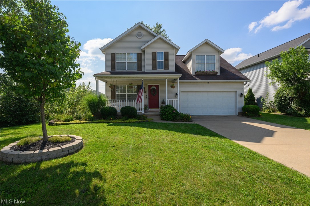 WOW check out this beautiful home nestled in the heart of Massillon! Make your way to the inviting covered porch with swing ready for your fall decor!! Just inside youll enter the open layout of the first floor, with new luxury vinyl and neutral paint scheme. Your inviting kitchen is open and ready for entertaining with new stainless steel appliances. Just off the kitchen through the French doors is your deck for additional entertaining space or the best spot to cozy up and look out onto the field as the sun sets! Your newly remodeled basement has fresh paint and new carpet ready for movie night!! Your Second floor has 4 spacious bedrooms and 2nd floor laundry!!! Your master bedroom is oversized with his and hers large walk in closets! This move in ready colonial is ready for you to call it home! Schedule your showing today!
Additional updates*New A/C and furnace in 2020, 6 foot vinyl fence installed in 2018, new water heater 12/2022, Built in storage shelves in basement and garage