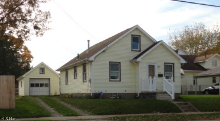 Well maintained bungalow with vinyl siding, newer windows, hot water heater, roof and security system.  Convenient location to shopping, restaurants and hospitals.  Fully floored, unfinished attic has great possibilities for 3rd bedroom. See this one today!