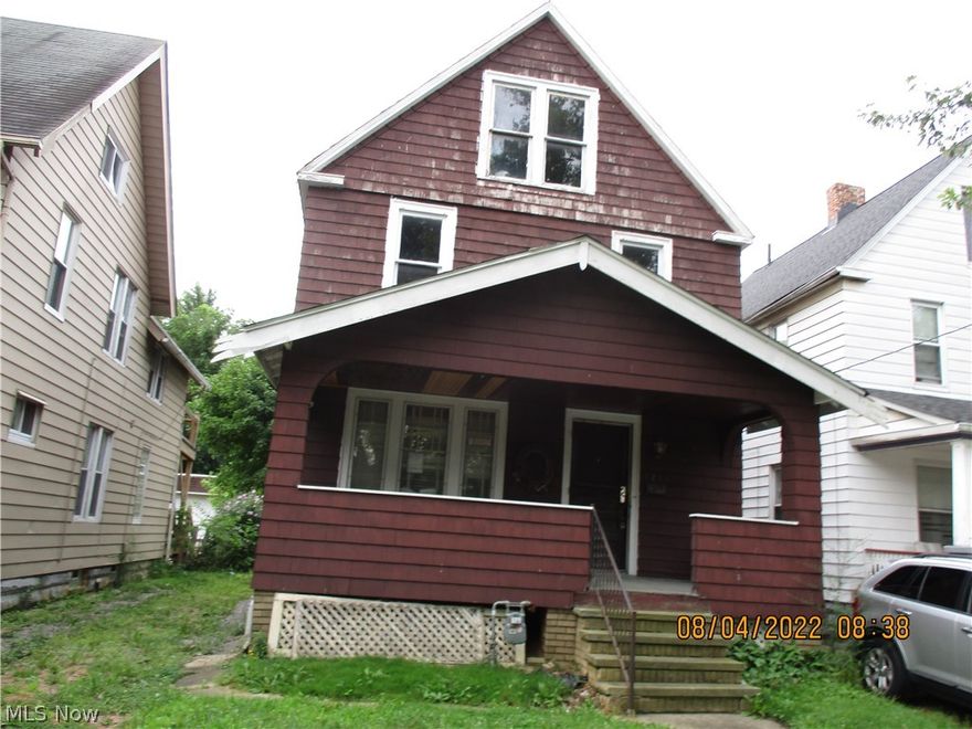 Rehab Project Single Family in Historic Archwood-Denison Neighborhood* Basement has been Professionally Waterproofed and Sealed*Extra Deep Lot*Pad for Garage*Front Porch*Fireplace*Dining Room*Close to Everything*This Home needs Complete Rehab-This Sellers Lose is your Buyers Gain*