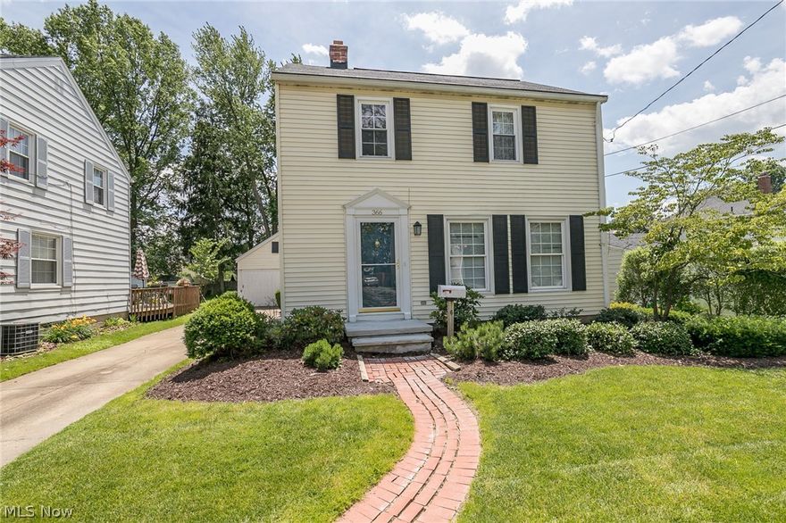 Welcome to this Colonial home in the heart of Cuyahoga Falls! This four bedroom 2 bathroom home has a beautifully manicured lot with a patio and space for a garden. The spacious living room gets plenty of natural light. The main level includes a large master suite with a beautiful tiled walk-in shower. Three bedrooms upstairs all have hardwood floors. The home needs a little TLC but has a great floor plan! Call for your appointment today!