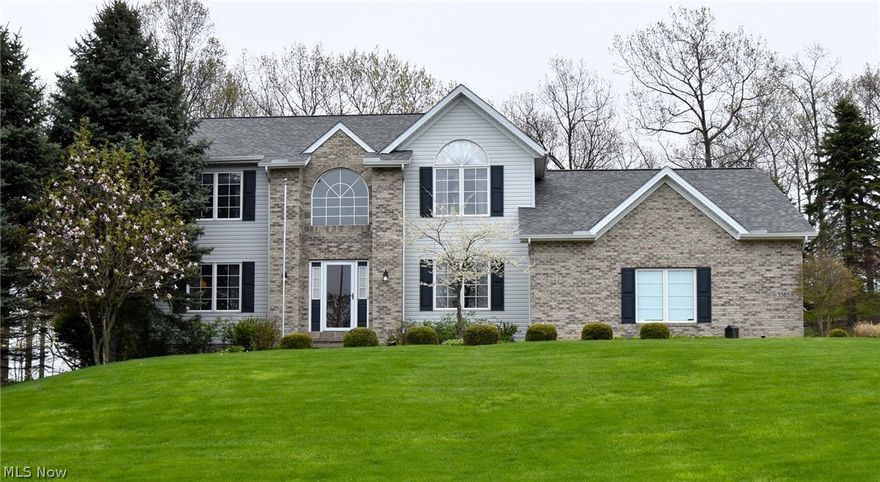 Outstanding Quality, Weber Built, 5-Bedroom Colonial With 3 Full Baths Located In Perry Township. Relax In The Three Shade Gazebo On The 30x20 Concrete Patio; With Stone Area For Entertaining And Plush Landscaping W/Allen Block Retaining Wall. This Tranquil Ambience Backs Up To The Majestic Views Of Indian Point And The Grand River. First Floor Living Optional With A Bedroom With Full Bath And First Floor Laundry Room. Spacious Eat-In-Kitchen With Newer Stainless Steel Appliances And Pantry. Open Floor Plan To Living Room With Gas Fireplace. Living Room Is Adjacent To Family Room With French Doors. Formal Dining Room With Tray Ceiling And The Inviting Foyer With Vaulted Ceilings. 4 Bedrooms On Second Floor With Master Suite And Third Full Bath. Partially Finished Basement, With Theater/Media Center, Located On Quiet, Dead-end Street In Desirable Neighborhood. Easy Freeway Access To Route 2 And Route 90. UPDATES INCLUDE: *Wood-burning Fireplace Converted To 32,000 BTU Gas Fireplace 2018 *Driveway Extension 2018 *Furnace/A/C 2021 *Hot Water Tank 2020 *Patio 2019 *Gazebo 2019 *Seamless Luxury Vinyl Flooring Throughout Main Floor 2021 *Roof 2021 *Dishwasher 2024 *220 Line In Garage 2021 *Carpet In Theater/Media Room 2024