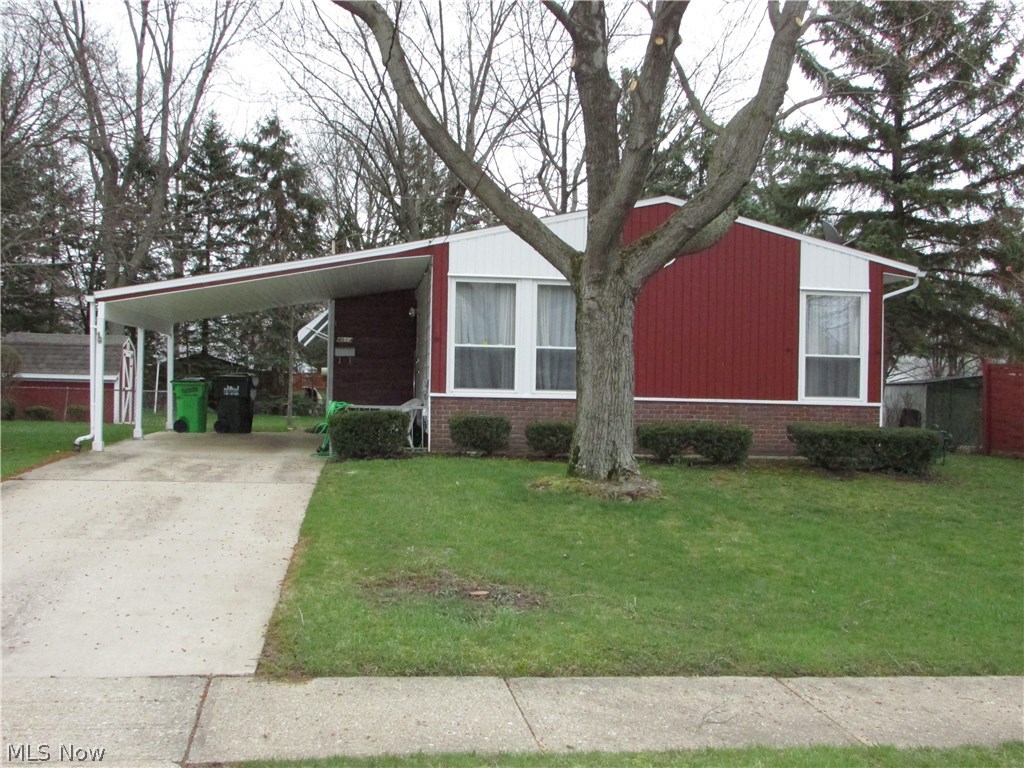 A well maintained Stow ranch with 3 bedrooms and 2 full baths. An open 22x15 living/great room has vaulted ceiling. The master bedroom can have a private bath. The furnace and central air, windows, roof, and more have been updated. There is a full basement, fenced yard, covered patio, shed, and so much more.